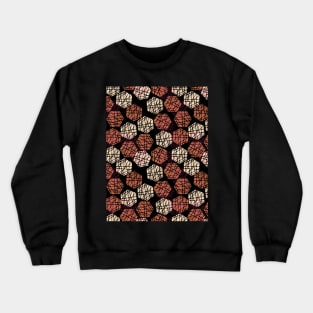 Mosaic Pattern Crewneck Sweatshirt